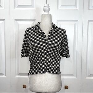 2/$25 Louie Lucie Gingham Crop Top